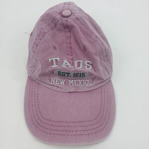 Kids Purple Taos New Mexico Embroidered Baseball Cap Hat Snapback